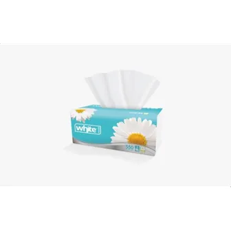 White | Mega Tissue | 550 Sheets