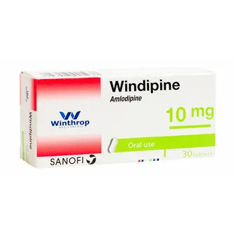 Windipine High Blood Pressure 10mg | 30 Tabs