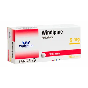 Windipine High Blood Pressure 5mg | 30 Tabs
