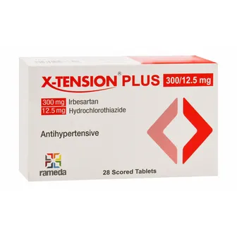 X-Tension Plus High Blood Pressure 300/12.5mg | 28 Tabs