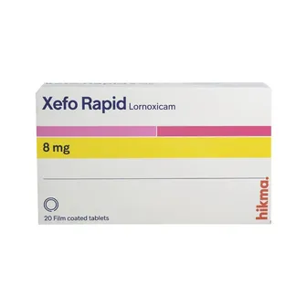 Xefo Rapid 8mg | 20 Tabs