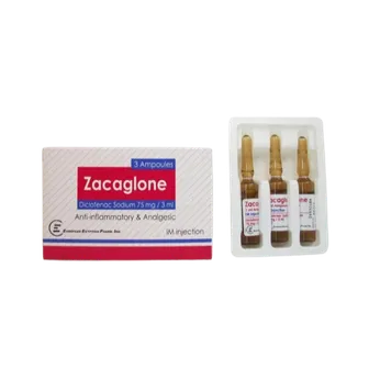Zacaglone 75mg/3ml | 3 Amp