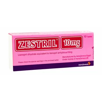 Zestril High Blood Pressure 10mg | 10 Tabs