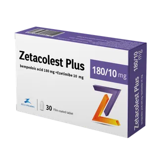 Zetacolest Plus 180/10mg | 30 Tabs