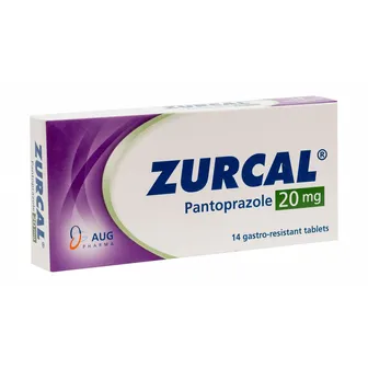 Zurcal | for Gastroesophageal Reflux | 20mg | 14 Tabs